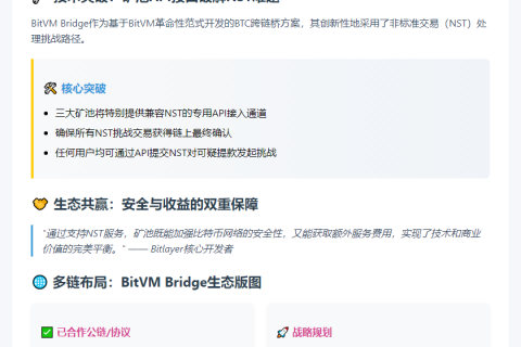 矿池巨头联手Bitlayer落地BitVM桥