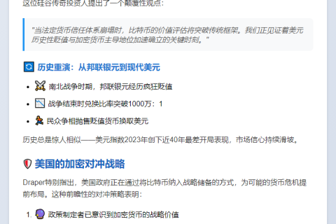 比特币或涨至"无限"美元