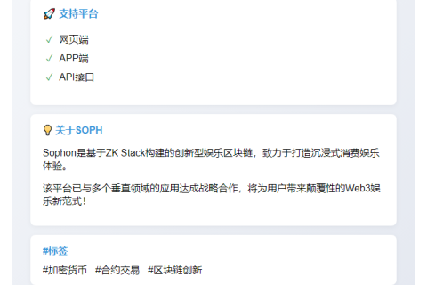 OKX上线SOPH永续合约
