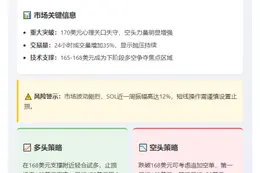 SOL跌破170美元
