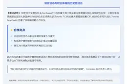 Coinbase联袂多伦多FC推加密支付