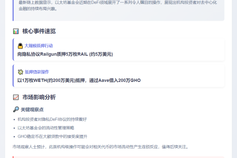 以太坊质押5万RAIL，借200万GHO