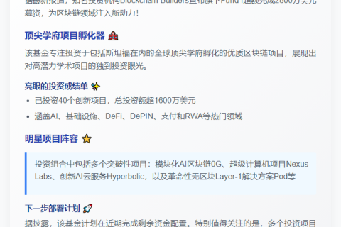 Blockchain Builders募资2800万美元