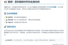 亚利桑那州设首个加密储备账户