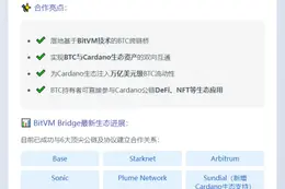 Bitlayer携Sundial打通BTC-Cardano生态
