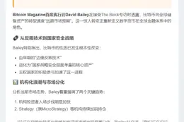 比特币加速成为全球储备资产