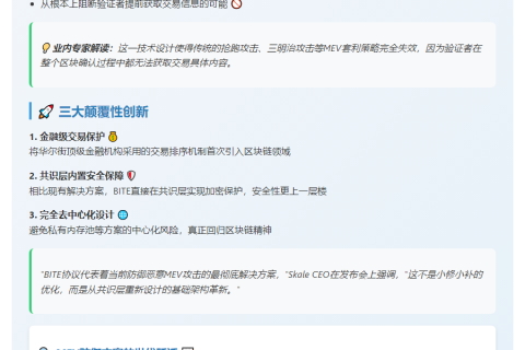 SKALE发布BITE协议防御MEV攻击