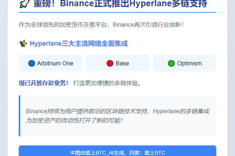 Binance集成Hyperlane开通多链存款