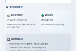 小摩上调新兴市场货币评级