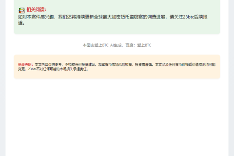 700万美元被盗加密货币被冻结