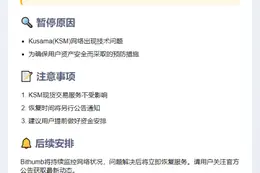 Bithumb暂停KSM充提