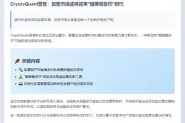 暗黑稳定币或出现