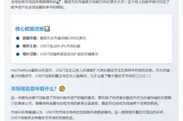 稳币市值超2300亿，USDT占66%