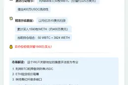 WLFI关联地址买1590枚WETH