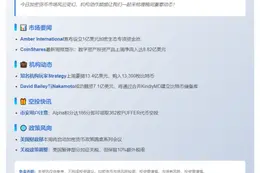 23btc晚报 | 5月12日重要动态速览