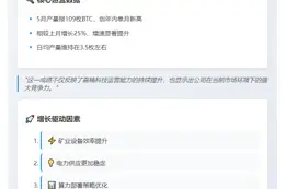 嘉楠科技5月产出比特币109枚