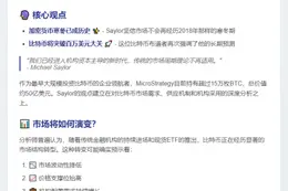 "Michael Saylor：加密货币寒冬不再来"
