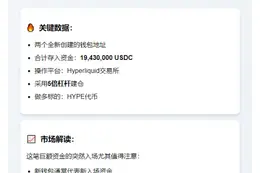 新钱包豪掷1943万USDC做多HYPE