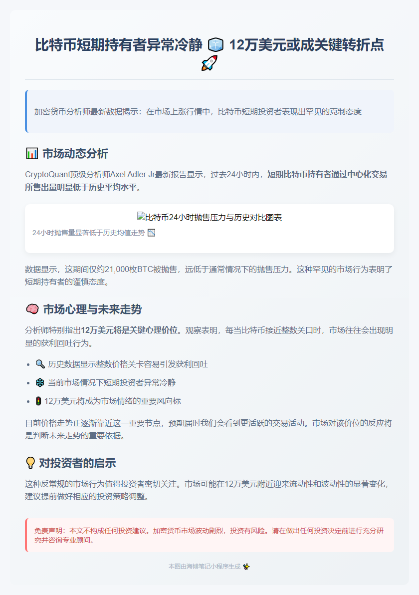 BTC抛售低于历史水平