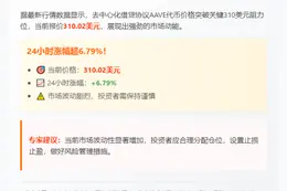 AAVE突破310美元