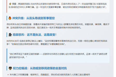加州州长批特朗普集权白宫