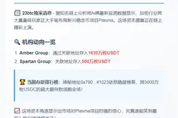 机构参与Plasma稳定币存款