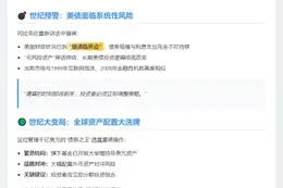 冈拉克警告：美债避险光环褪色，清算在即