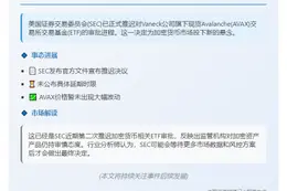 SEC推迟Vaneck现货Avalanche ETF决议