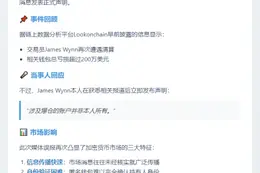 交易员Wynn澄清：200万美元损失非其账户