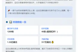 巨鲸kyoyo做空BTC大赚517万