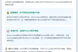 比特币ATM巨头持仓破100 BTC