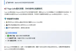 Yuga Lab提案解散ApeCoin DAO