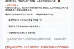 "特朗普政府审查拜登赦令"
