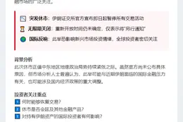 伊朗证交所暂停交易