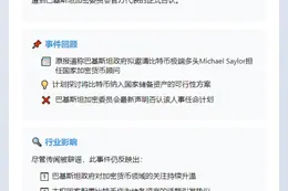 巴基斯坦否认Saylor将任加密顾问