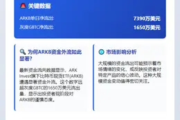 ARKB单日流出7390万美元