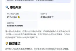 美现货以太坊ETF单日吸金2140万美元