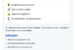 "Coinbase上线Spark(SPK)"