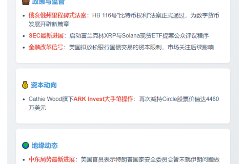 23btc午报 | 6月18日午间要闻速览