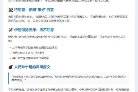 伊朗否认特朗普称请求谈判