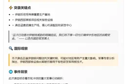 以军袭击伊朗西部核基地