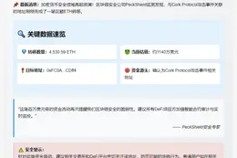 "Cork攻击者转移4530 ETH至新地址"