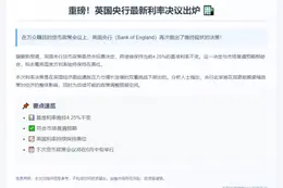 英央行利率不变