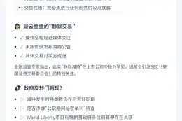 特朗普公司减持WLFI股份
