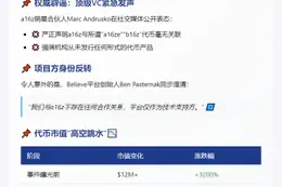 a16z澄清：未发代币a16ze