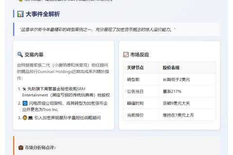 特朗普之子投行助SRM进军加密领域