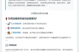 Schiff：白银潜力远超比特币