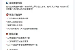 伊朗“真实承诺-3”行动覆盖以色列全境