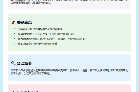 伊朗愿谈外交解决