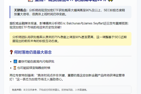 加密货币现货ETF获批在即，时间仍未定